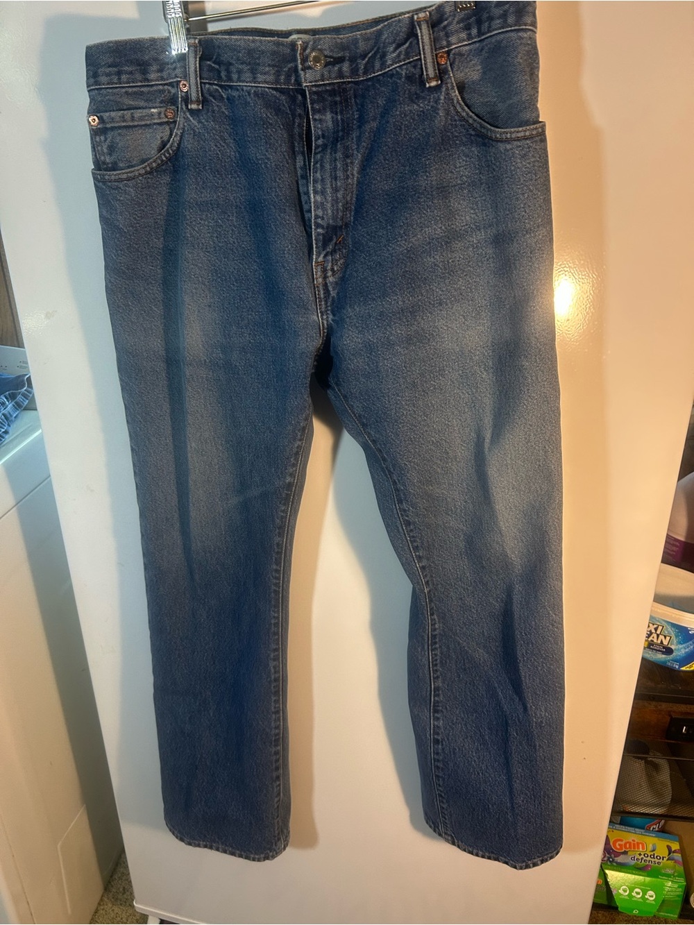 Levi's Men's Bootcut Jeans in Medium Blue Wash